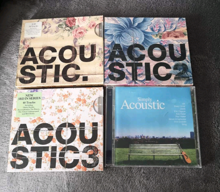 4 acoustic cd's