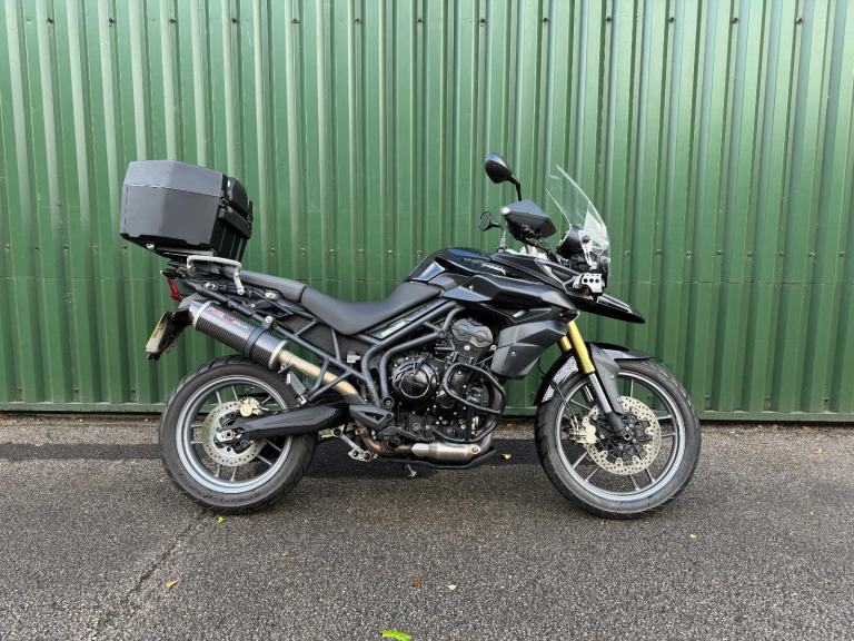 Triumph Tiger 800 Black 2013 One Owner 20k Service History Top Box Very Clean 