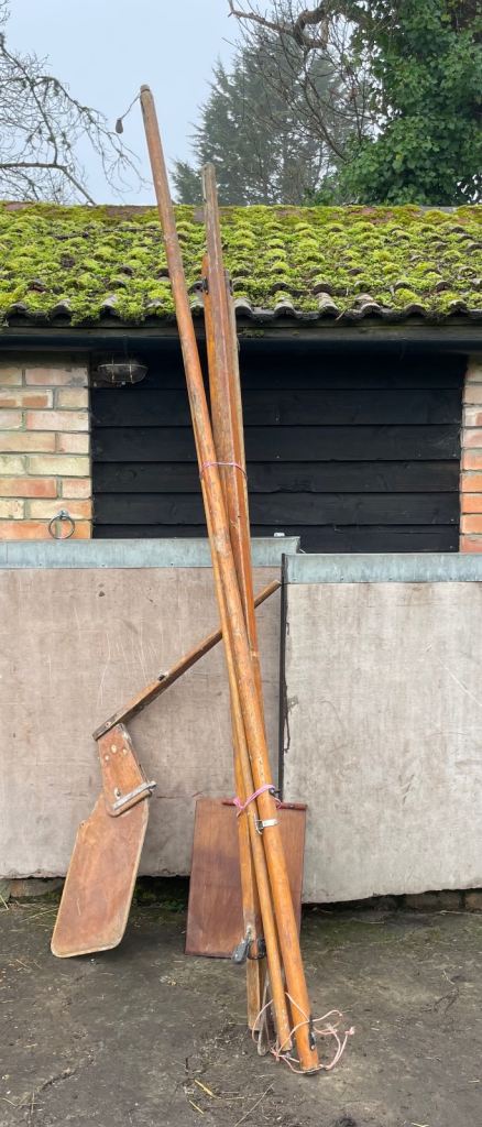 Mirror sailing boat wooden Spars (mast, boom, gaff etc) 