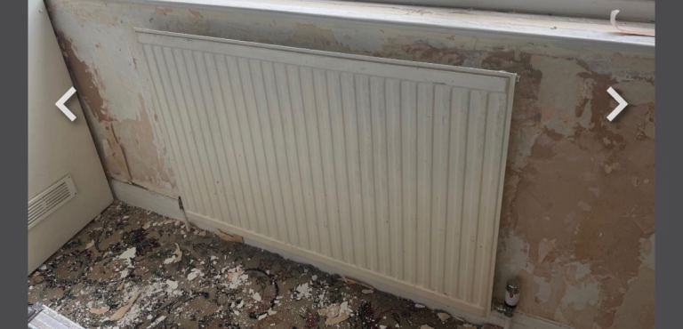 2 White Type 11 Radiators – Good Condition - collection only
