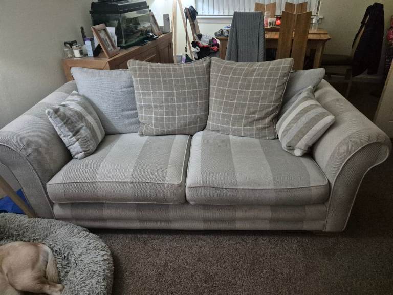 2 x 3 seater sofas