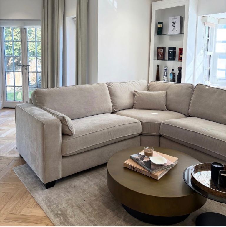 SOFACLUB BLOOMSBURY XL DOUBLE CORNER SOFA & FOOTSTOOL SET