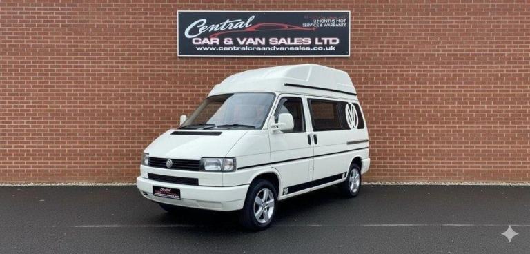 1995 Volkswagen TRANSPORTER CAMPERVAN 2 Berth High Roof Electric Bed PX Welcome 