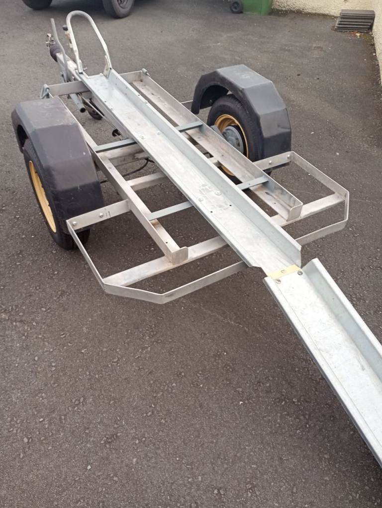 Heavy duty motorcycle trailer