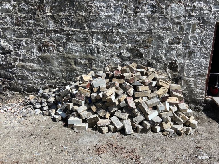 Reclaimed Bricks - free to uplift Rosehearty 