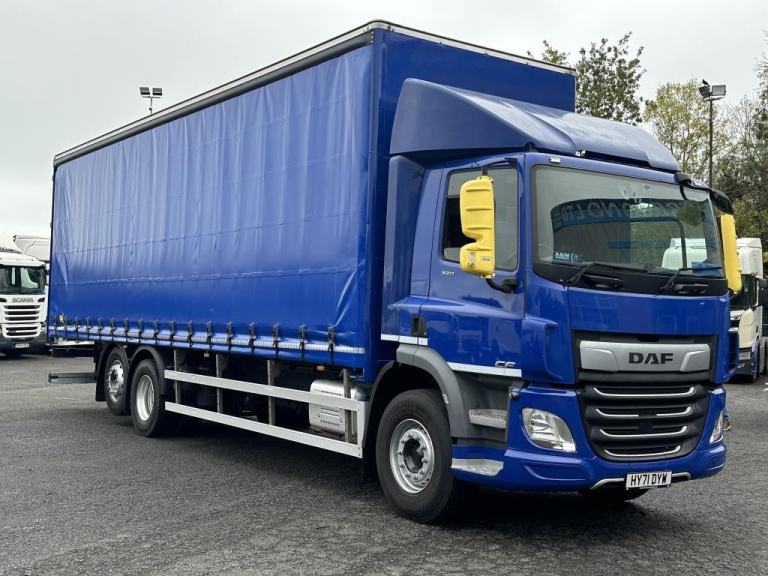 2021 (71) DAF CF 320 6X2 REARLIFT CURTAINSIDER