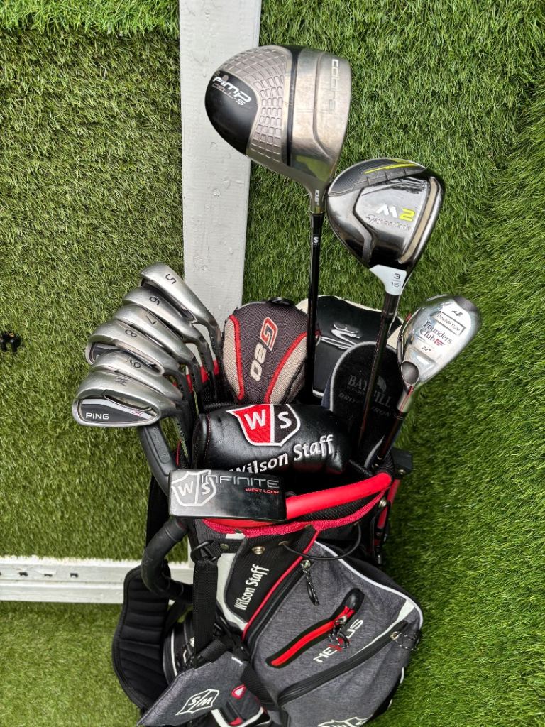 PING G25 Black Dot Irons + M2 3 Wood / Cobra Driver Set UK delivery & PayPal available 