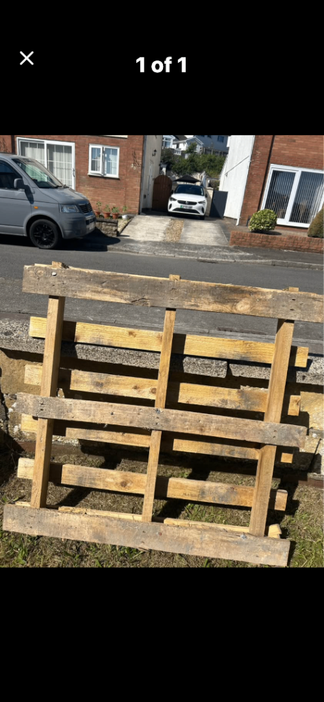 Two Wooden Pallets for Garden Projects