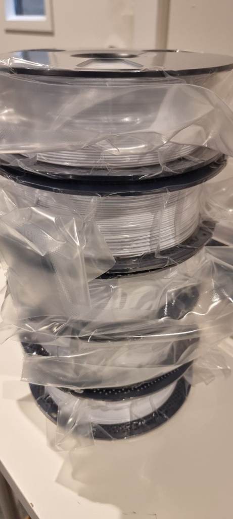 New Sunlu PLA+ Ceramic 1.75mm 3D Printer Filament – White, 1kg Spools