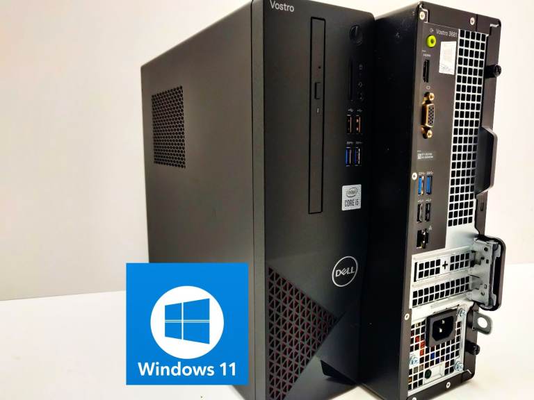 Dell PC i5 10400 8gb RAM 256gb SSD Windows 11 Pro Desktop Tower Pc 10th Gen Computer Vostro 3681