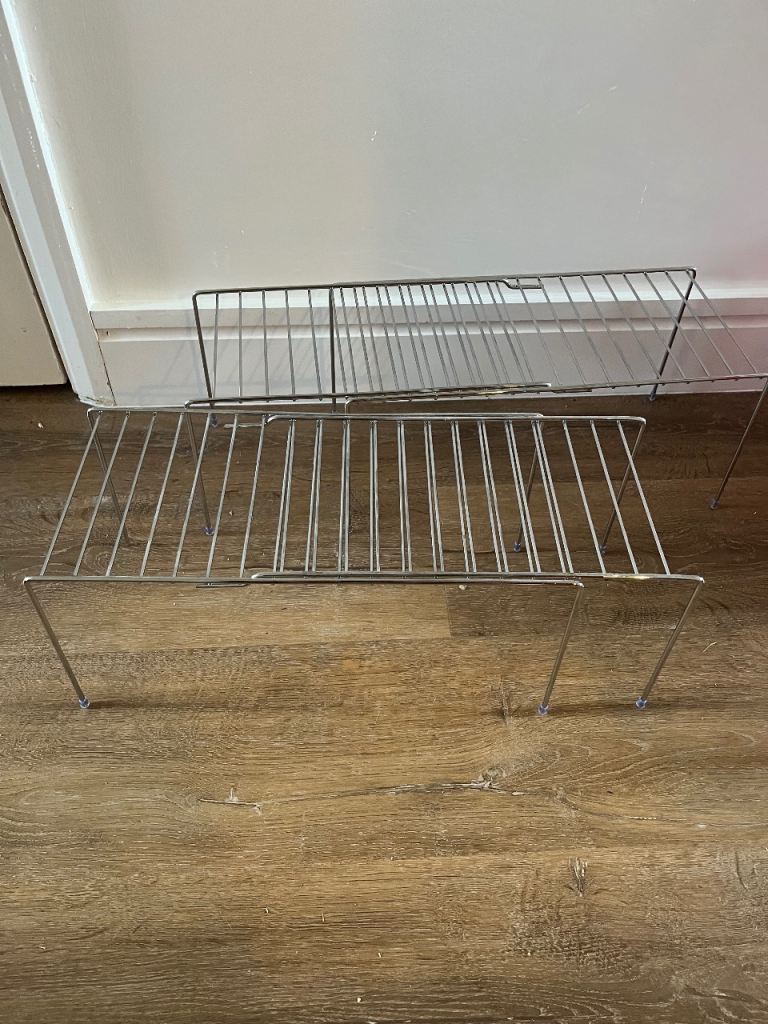 Three extendable Metal Kitchen Storage Racks – Good Condition
