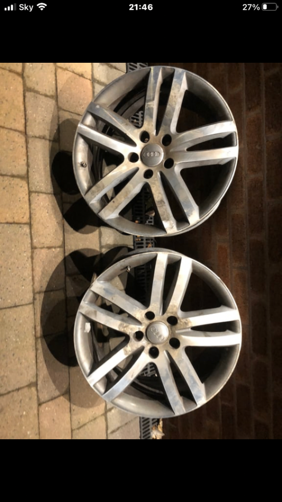 Audi Q7 VW Tuareg Porsche cayenne 20” alloys x4 genuine Audi 