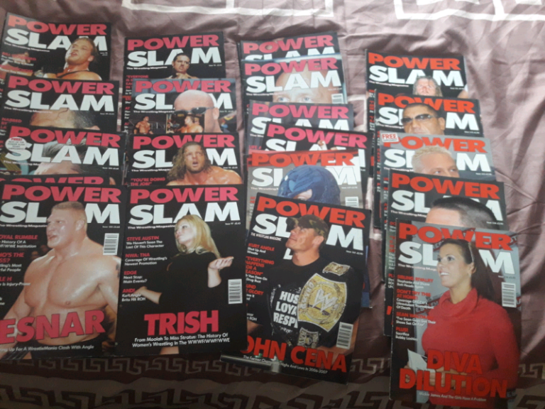 Magazines powerslam wrestling (48) collector's items issues  