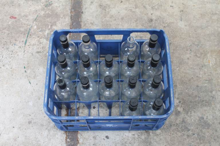 Sixteen Thick Glass 500ml Bottles FREE
