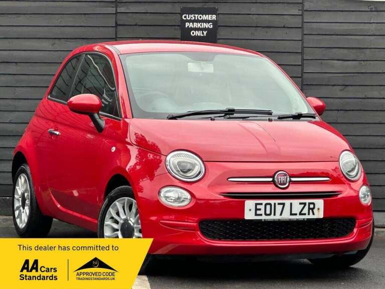 2017 Fiat 500 1.2 ECO Pop Star Euro 6 (s/s) 3dr HATCHBACK Petrol Manual