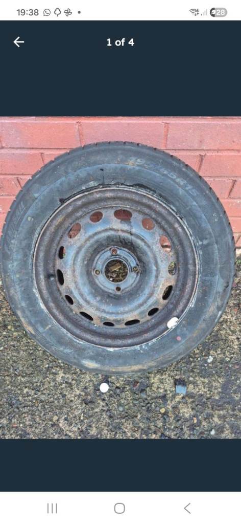  195 65 R15 BERLINGO VAN RIM AND TYRE
