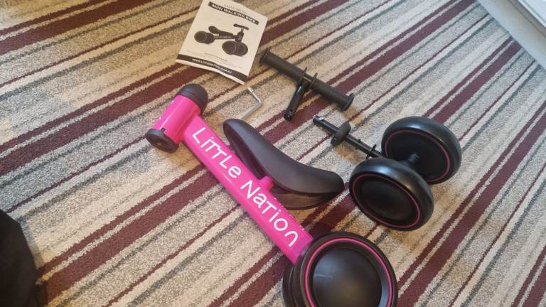 Little Naion Balance Bike in Pink