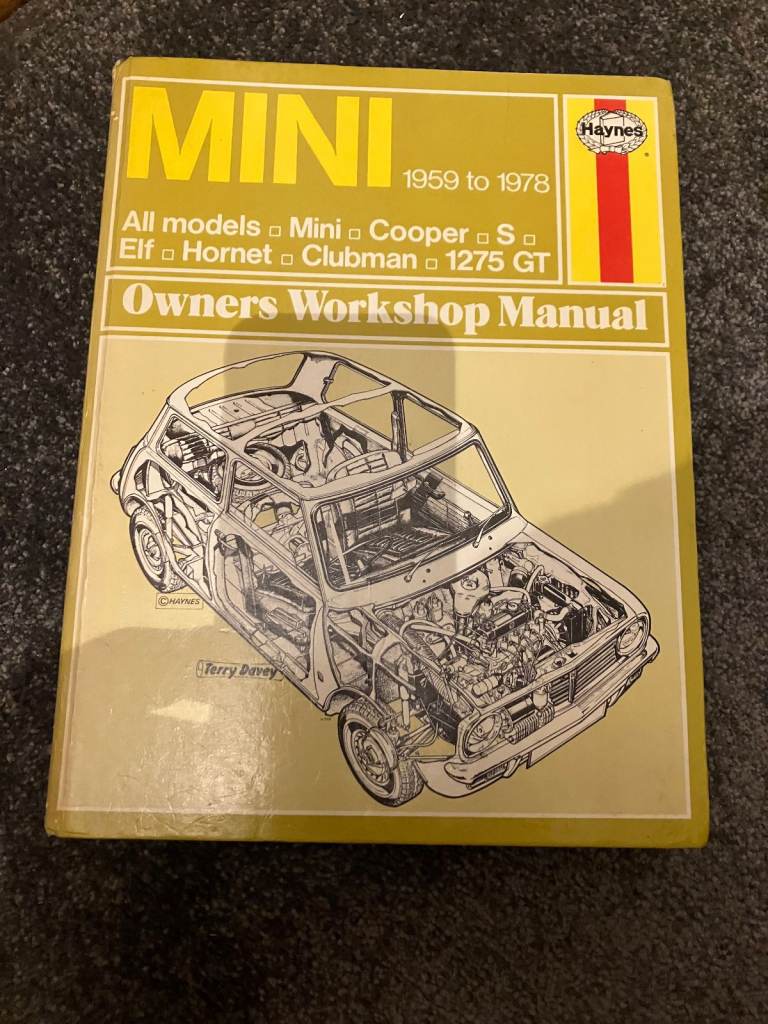 Haynes Mini 1959 to 1978 Owners Workshop Manual