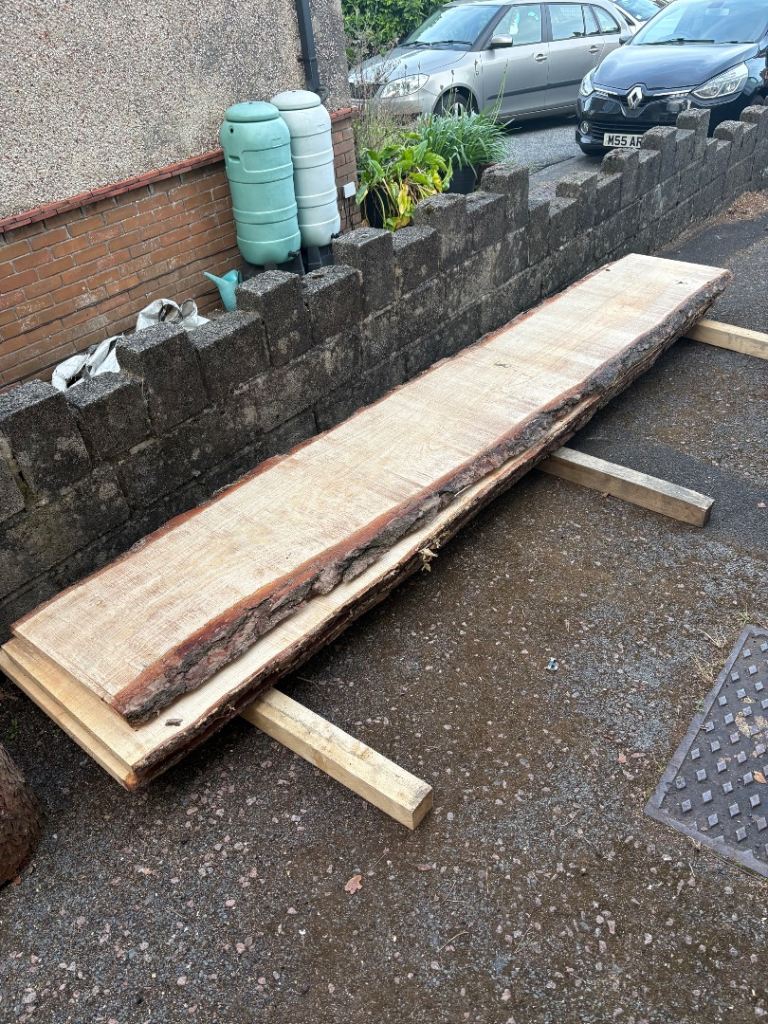 Rough Sawn Pine Timber Boards – Freshly Cut Wood