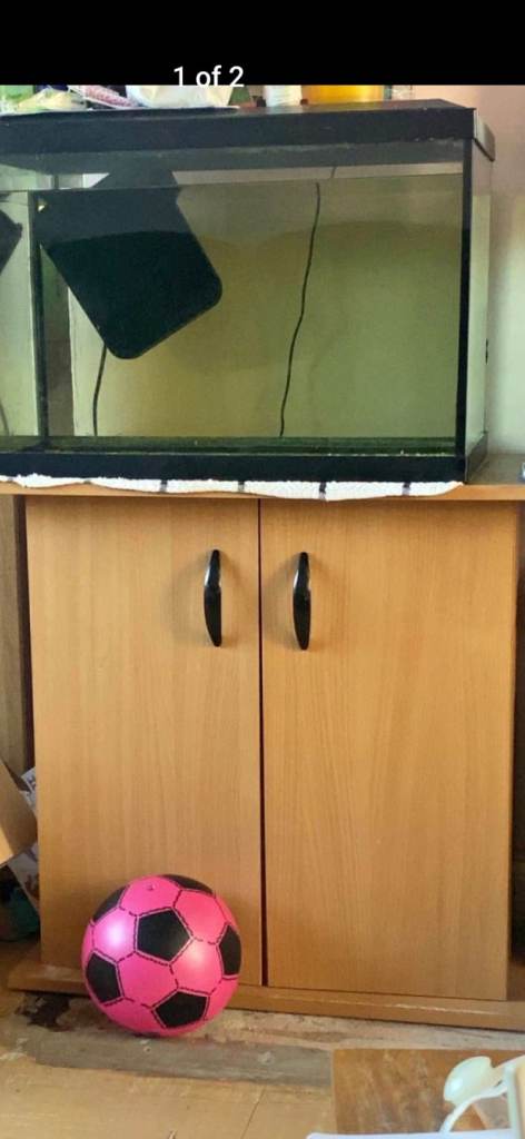 image for 70l fish tank,stand and light.