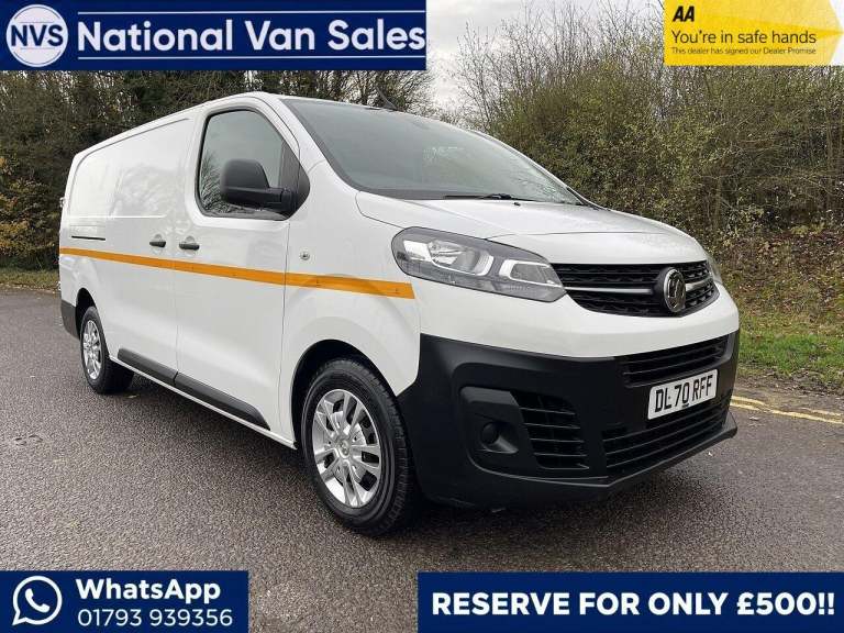 2020 Vauxhall Vivaro 1.5 Turbo D 2900 Dynamic L2 H1 Euro 6 (s/s) 6dr PANEL VAN Diesel Manual