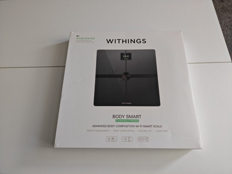 BRAND NEW SEALED WITHINGS SMART BODY WIFI SCALE - NO TEXTS OR OFFERS