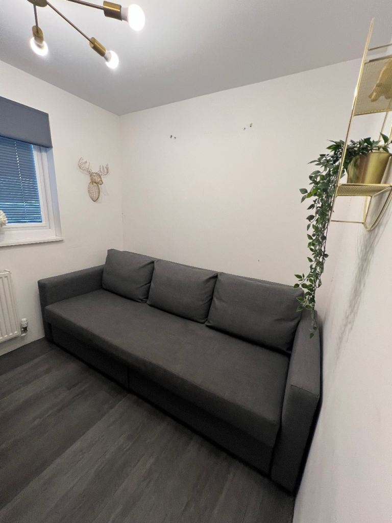 Grey sofa bed 
