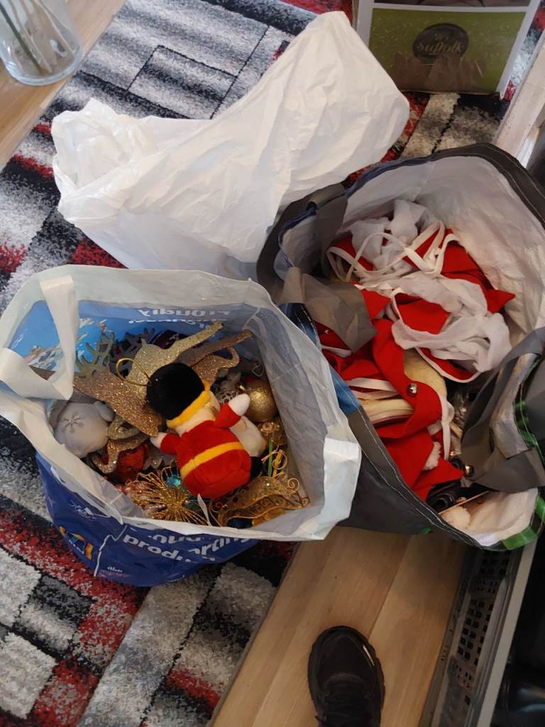 Christmas decorations and lights 