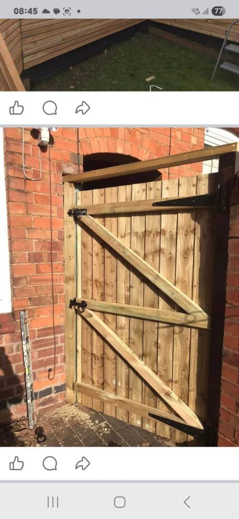 New gates fitted and supplied 