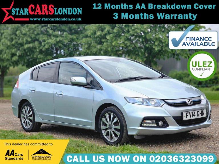 2014 Honda Insight 1.3h IMA HS CVT Euro 5 5dr HATCHBACK Petrol/Electric Hybrid Automatic