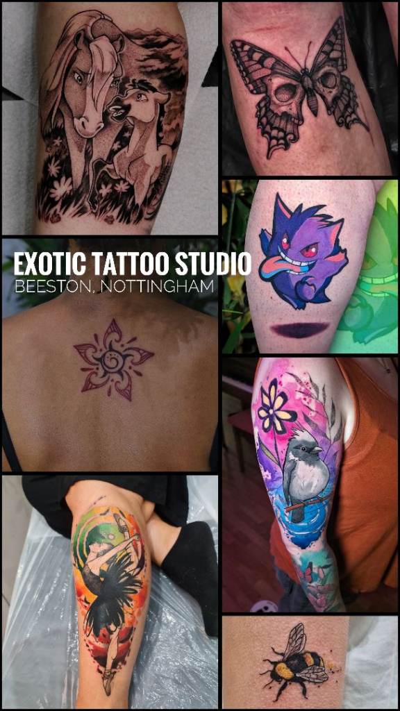 Custom Tattoos Nottingham | Watercolour, Anime & Realism