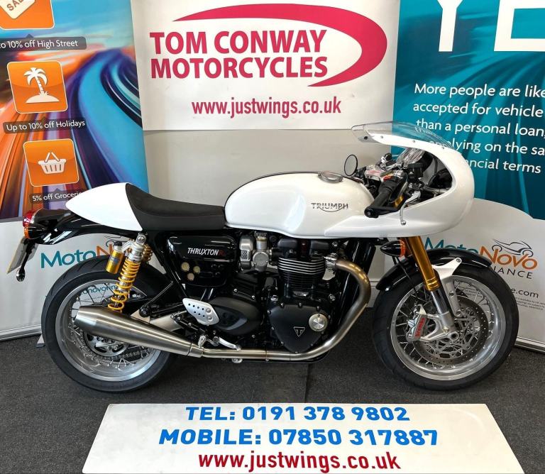 TRIUMPH THRUXTON 1200 R, 2019(69), 1 OWNER, SIMPLY A PERFECT EXAMPLE, £7795