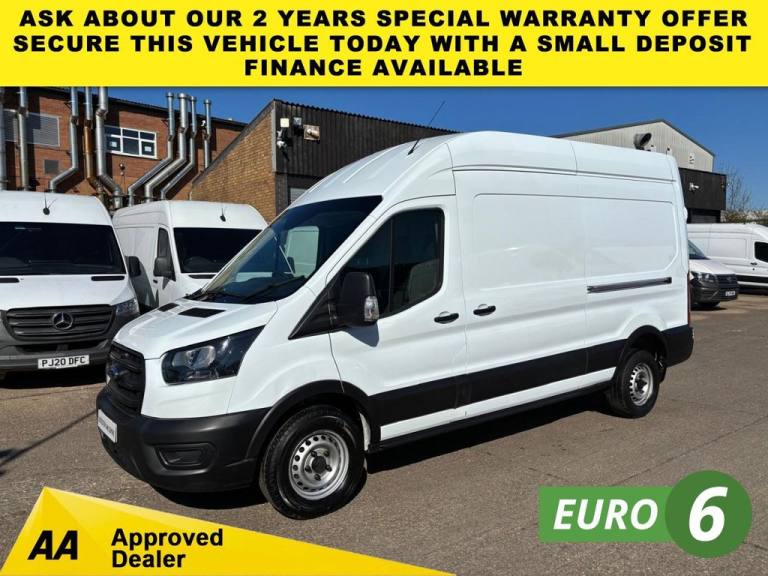 2022 22 FORD TRANSIT 2.0 TDCI T350 LEADER ECOBLUE L3 H3 LWB H/ROOF RWD 130BHP. A