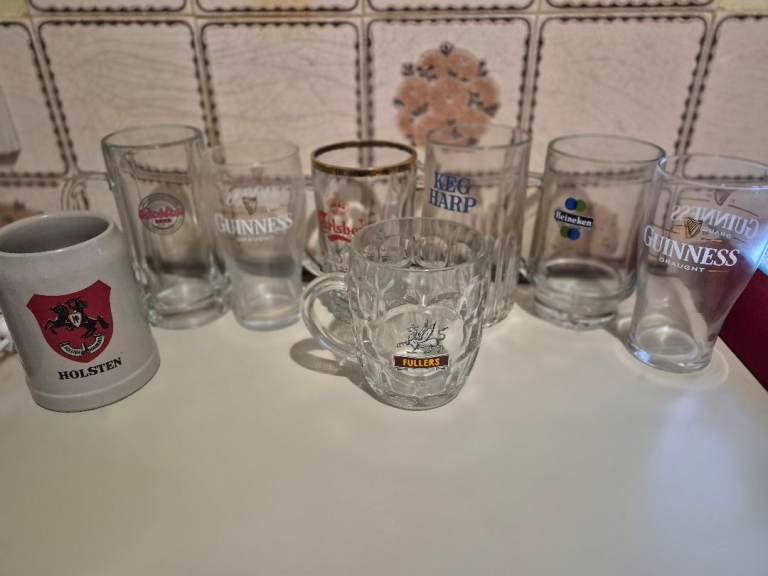 Beer Glasses and Lager Tankards