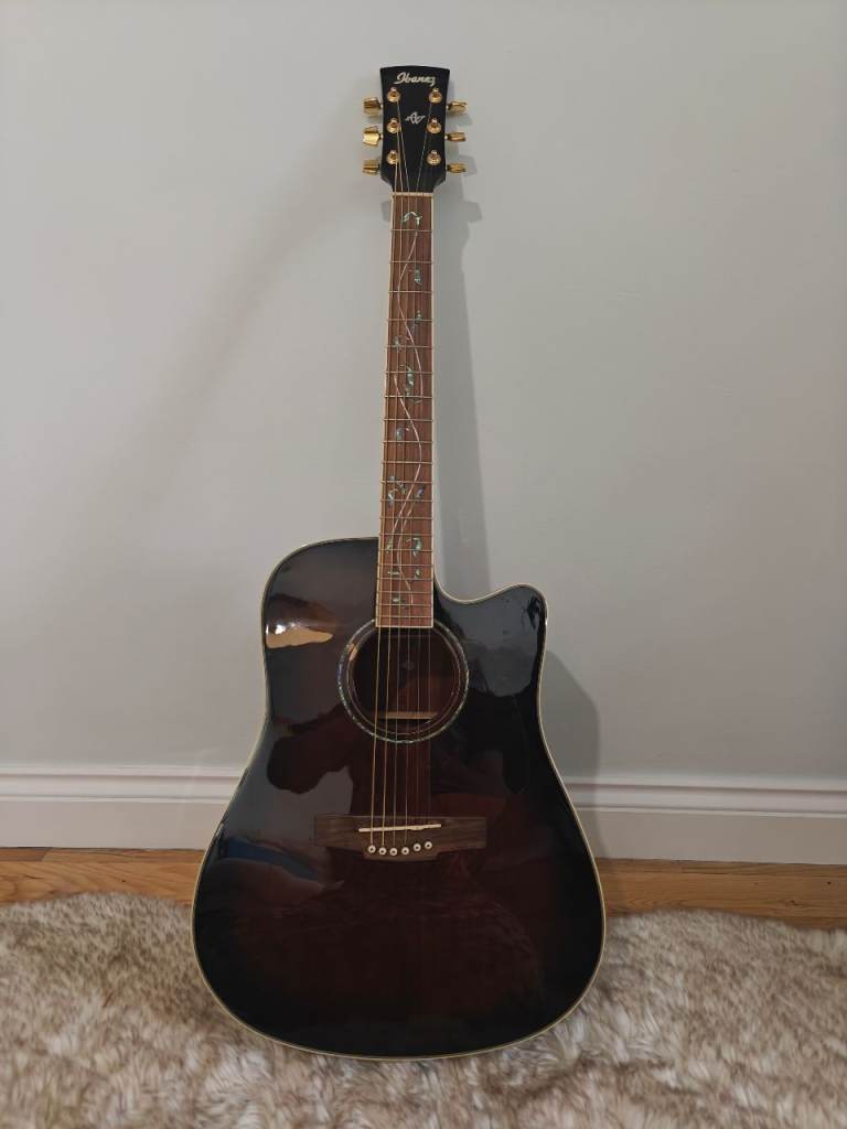 Ibanez Artwood electroacoustic cutaway guitar