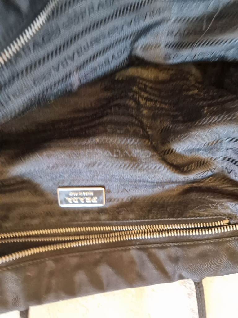 Prada black Tessuto bag