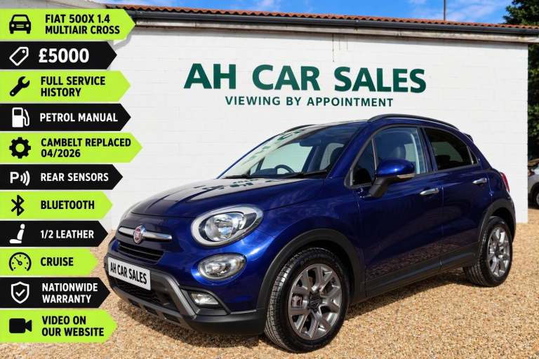 2015 Fiat 500X 1.4 Multiair Cross 5dr HATCHBACK Petrol Manual