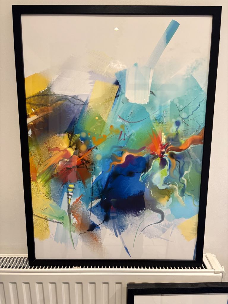 3 x Wall art framed prints