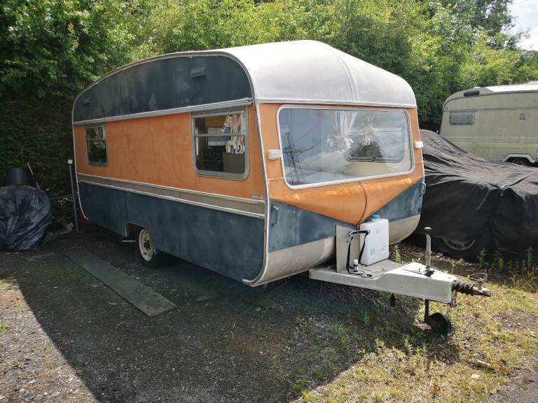 Retro vintage classic caravan