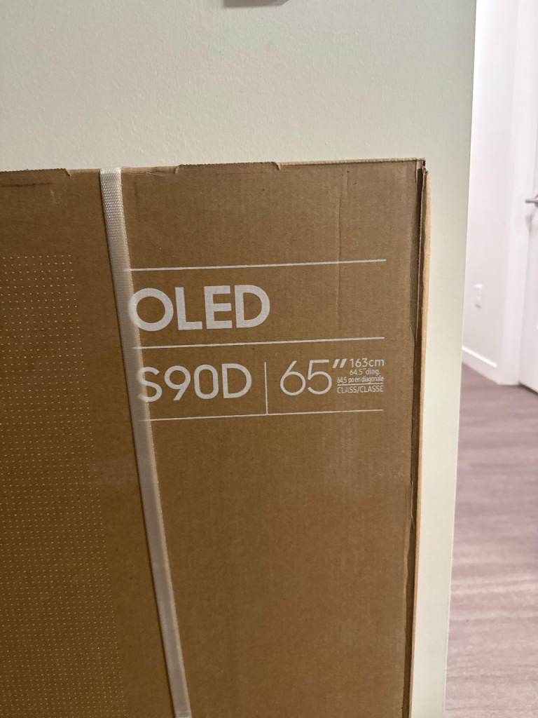 Wanted: Empty Box for Samsung 65" S90D/F/H TV