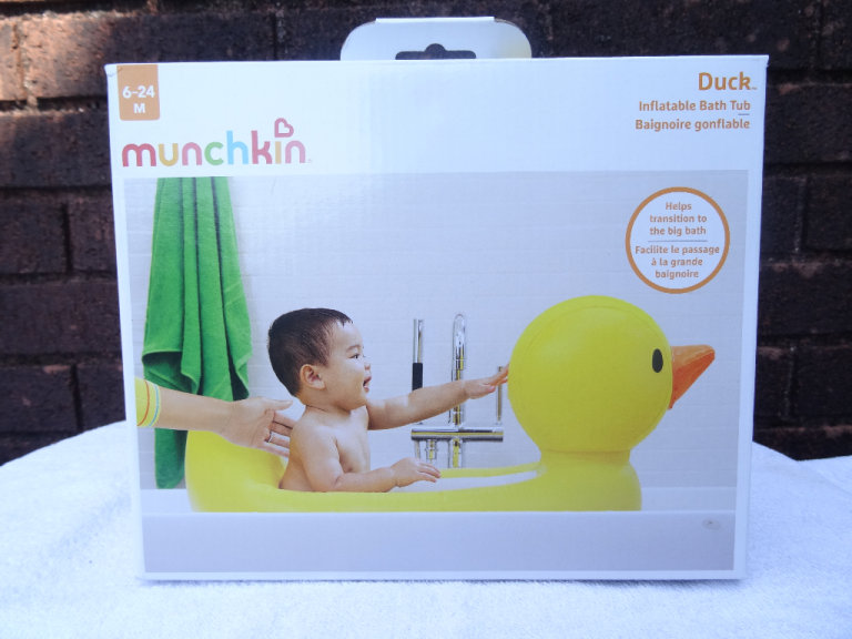 Munchkin Inflatable Duck Bath Tub, 6-24 Months, Brand New Sealed