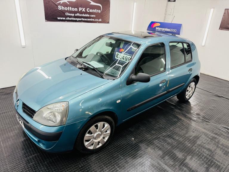 2005 05 RENAULT CLIO 1.4 16V EXPRESSION 5 DOOR PETROL AUTOMATIC LOW MILEAGE 