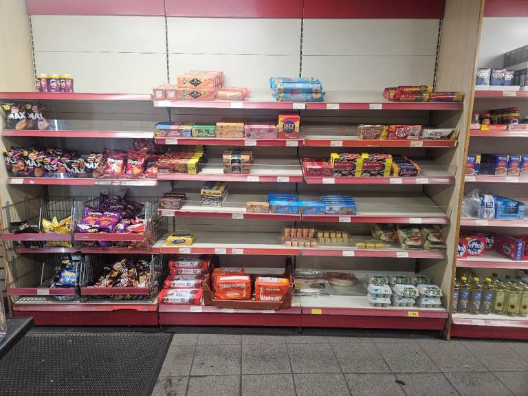24 hour off licence shop