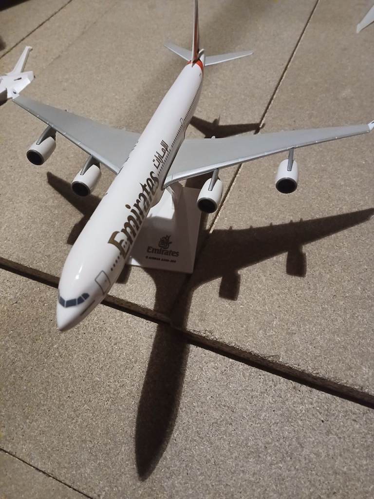 Emirates & Virgin Atlantic Model Aeroplanes - Good Condition