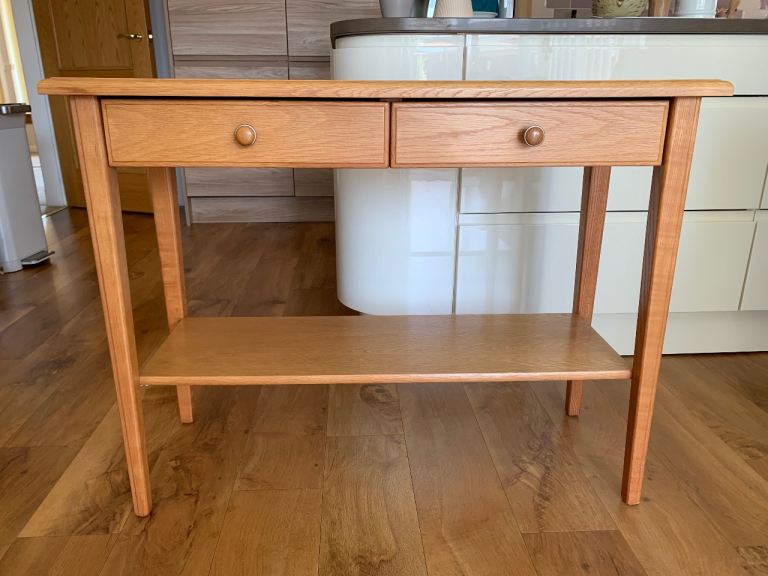 White & Newton  Console Table with Two Drawers – Excellent Condition