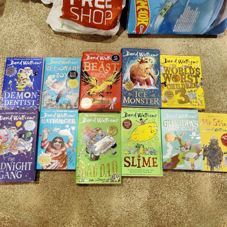 image for David walliams books