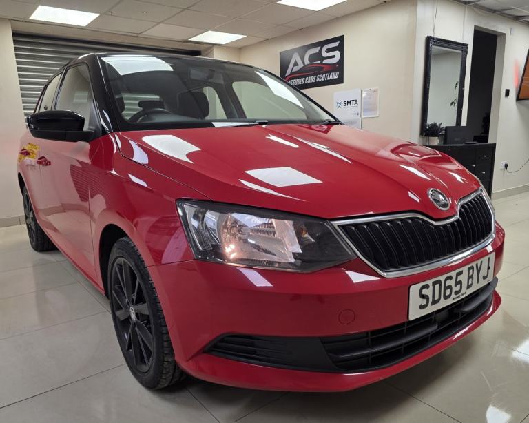 SKODA FABIA 1.2 TSI SE Red Manual Petrol WARRANTY 12 MONTHS MOT