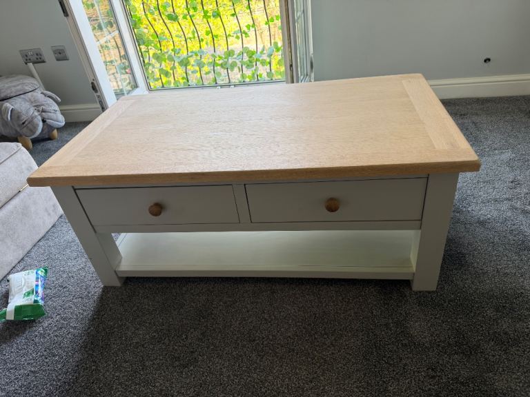 Solid wood coffee table 