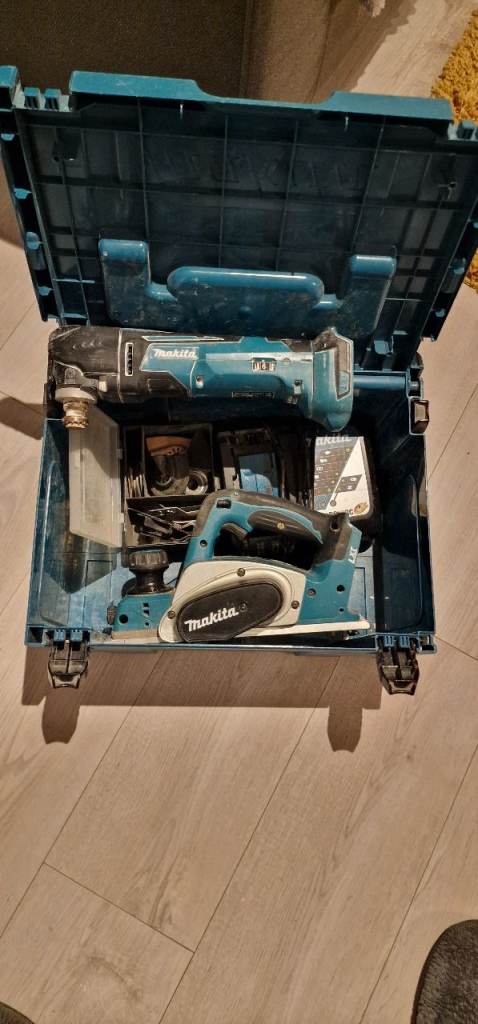 Makita 18v planer and multitool set