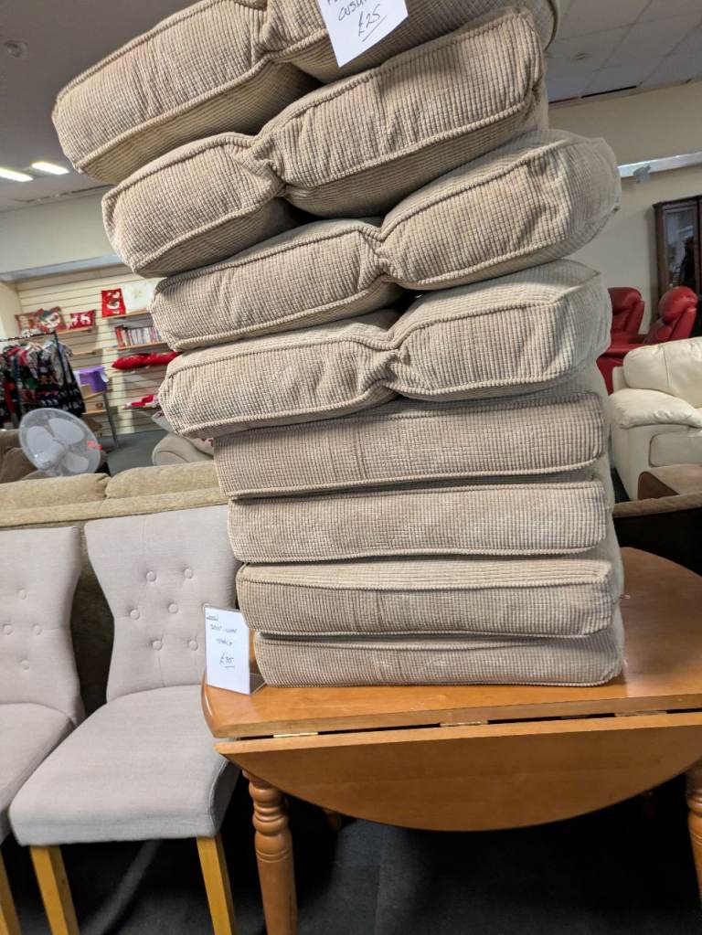 FULL SET OF CONSERVATORY FURNITURE CUSHIONS